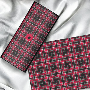 Tartan - Black Red White Tissue Paper