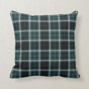 Tartan Blue Classic Plaid Cushion
