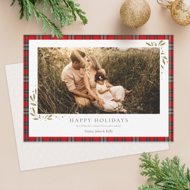 Tartan Border Holiday Card (Creator Uploaded)