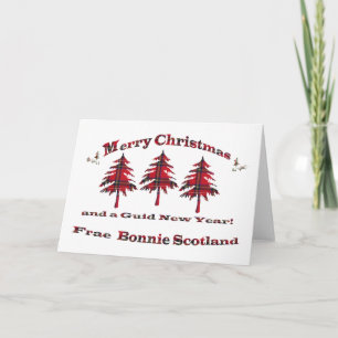 Tartan Christmas Card