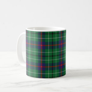 Tartan Clan Duncan Plaid Green Red Blue Check Coffee Mug