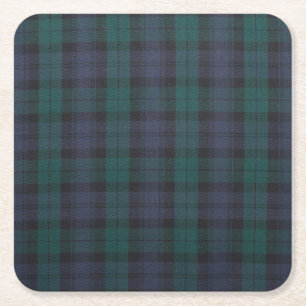 Tartan Custom Square Coasters