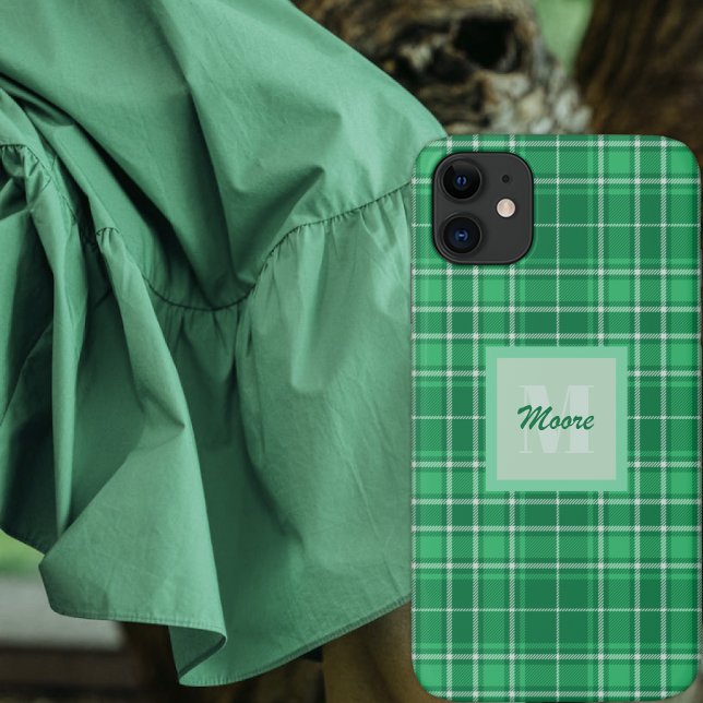 Tartan - Dark Green with Lighter Green Shades Case (Creator Uploaded)
