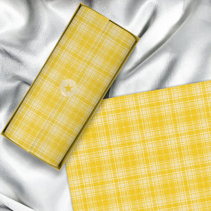 Tartan - Dark Yellow to Pastel Yellow Tissue Paper