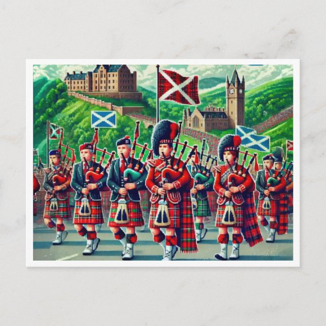 Tartan Day Celebration - 16-Bit Postcard (Front)