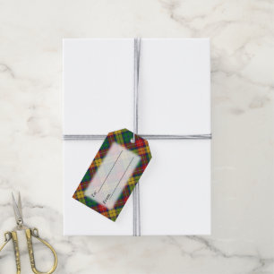 Tartan Delights Clan Buchanan Plaid Gift Tags