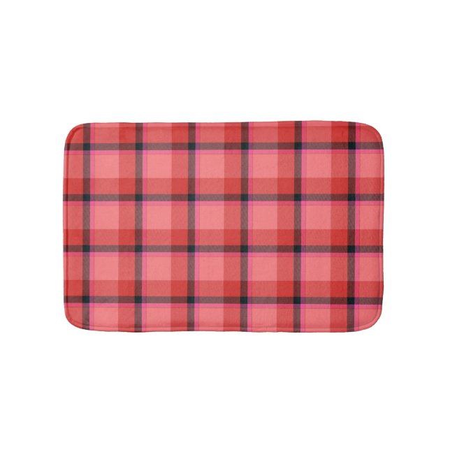 Tartan Design Bath Mat (Front)