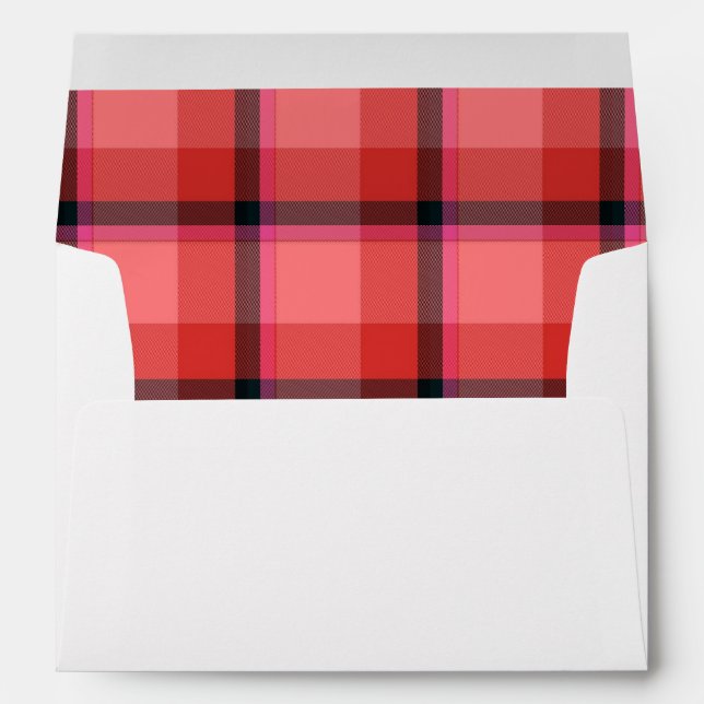 Tartan Design Envelope (Back (Bottom))