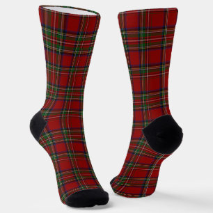 Tartan Design Sustainable Premium Crew Socks