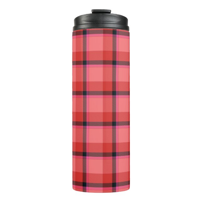 Tartan Design Thermal Tumbler (Front)
