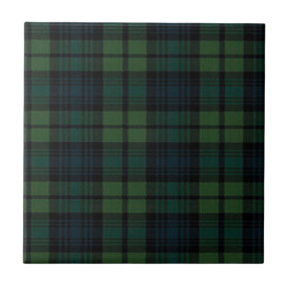 Tartan Fabric Ceramic Tile