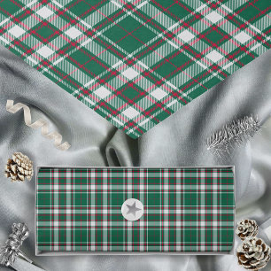 Tartan - Green White and Red Tissue Paper