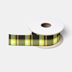 TARTAN HANDFASTING RIBBON PERSONALIZED NAMES DATE SATIN RIBBON