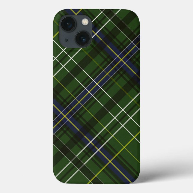 Tartan in green Case-Mate iPhone case (Back)