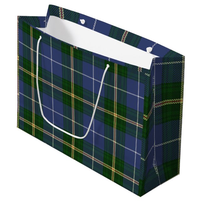 Tartan of Nova Scotia Large Gift Bag (Front Angled)