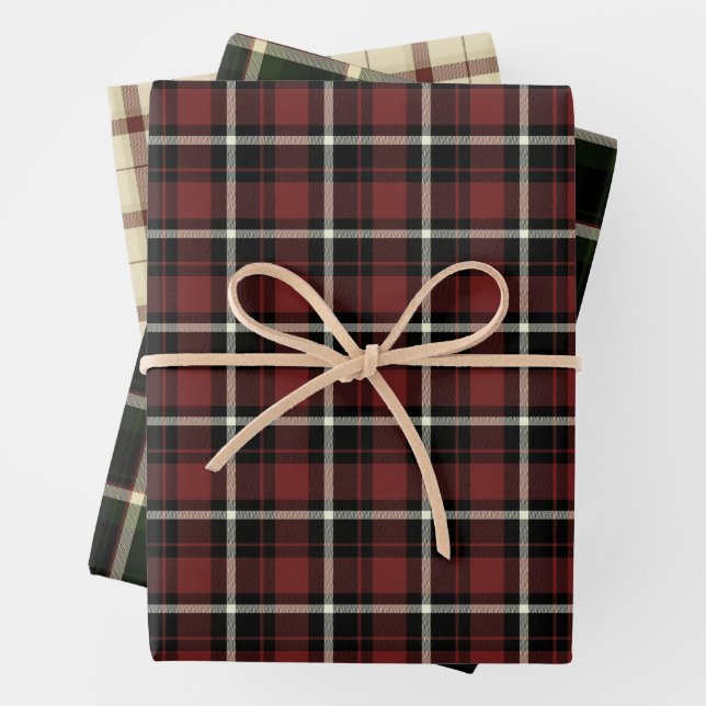Tartan Papers, Wrapping Paper Sheet (In situ)