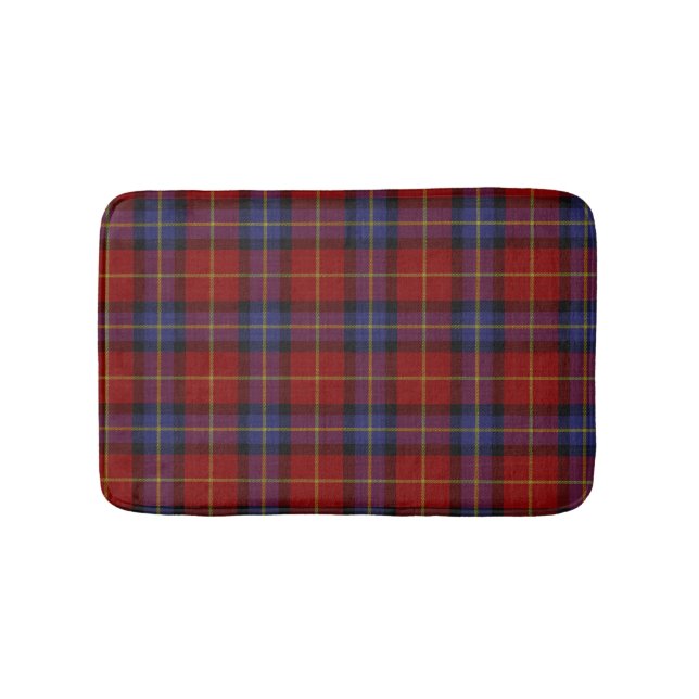 Tartan pattern bath mat (Front)