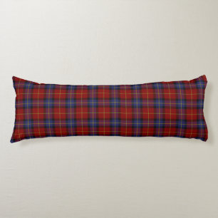 Tartan pattern body cushion