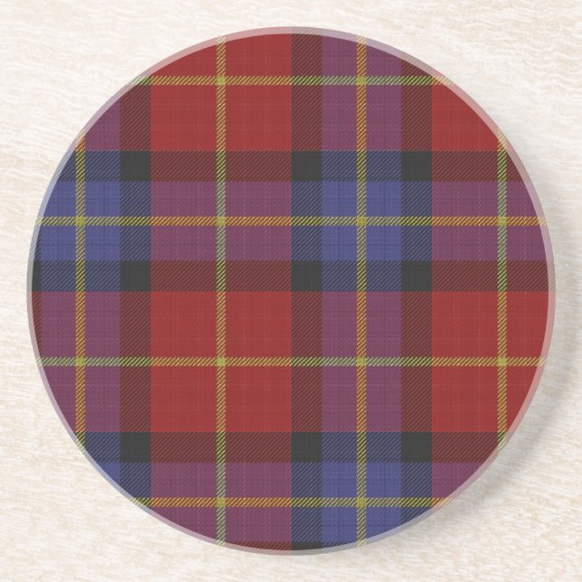 Tartan pattern coaster (Front)