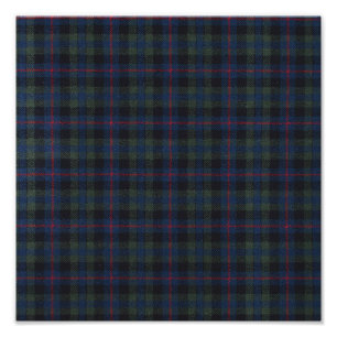 tartan pattern fabric Campbell Posters Prints