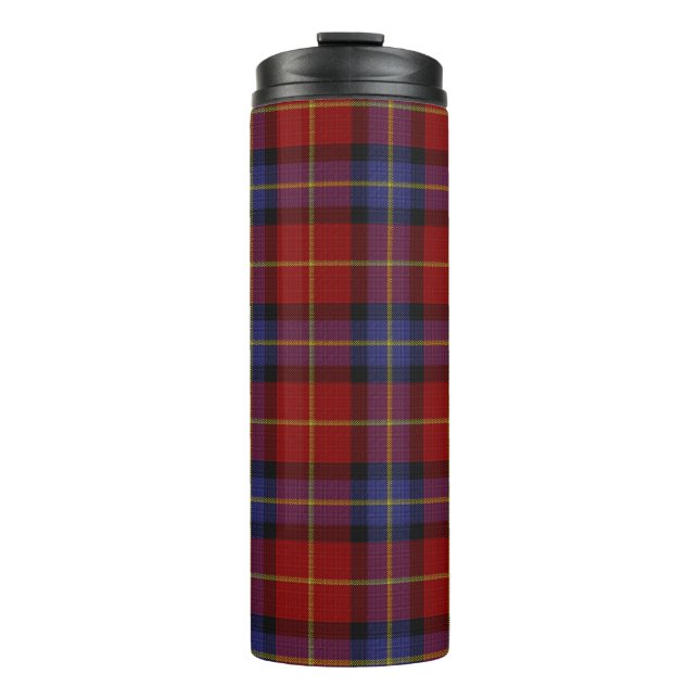 Tartan pattern thermal tumbler (Front)
