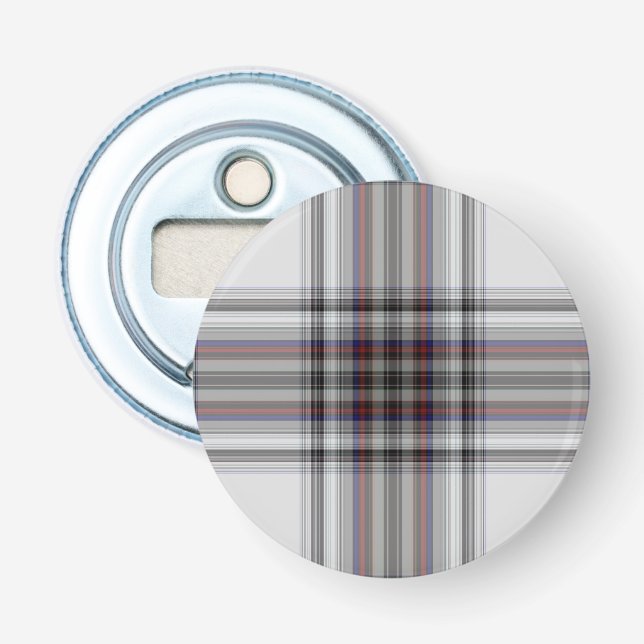 Tartan Plaid Bottle Opener (Front)