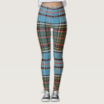 Tartan Plaid Clan Anderson Brown Teal Pattern Leggings<br><div class="desc">Tartan Plaid Clan Anderson Brown Teal Pattern Leggings. 

Contact the designer anytime if you'd like this design modified or added to a different product.</div>