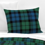 Tartan Plaid Clan Campbell Green Blue Black Check Decorative Cushion<br><div class="desc">Add a classic and traditional touch to your great latest decor with this plaid Clan Campbell tartan green black blue check Accent pillow. Makes a great housewarming gift or as a treat to yourself. Match it with your latest decor while maintaining a great family tradition. Combine your new Accent pillow...</div>