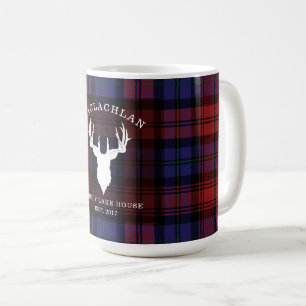 Tartan Plaid Clan MacLachlan Family Lake House Coffee Mug