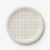 Tartan Plaid Cream & Beige No. 66