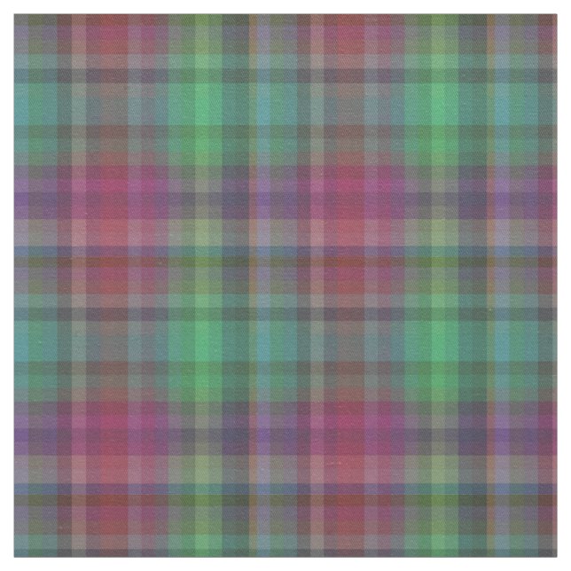 Tartan Plaid Custom Cotton Twill (58" width) Fabric (Swatch)
