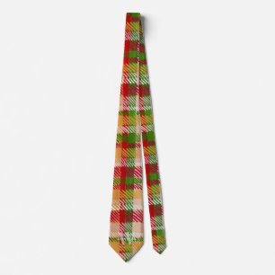 Tartan Plaid Custom Monogrammed Party Tie