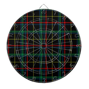Tartan Plaid Dartboard