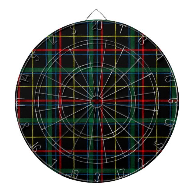Tartan Plaid Dartboard (Front)