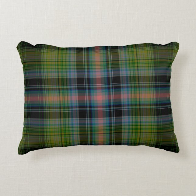 Tartan Plaid Decorative Cushion (Front)