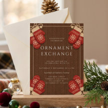 Tartan Plaid Elegant Script Holiday Party 2026