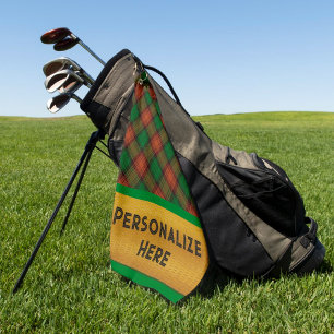 Tartan Plaid Golf Gifts for All  Towel