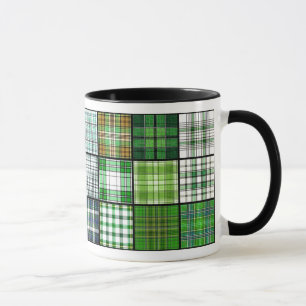 Tartan Plaid Patchwork Mug