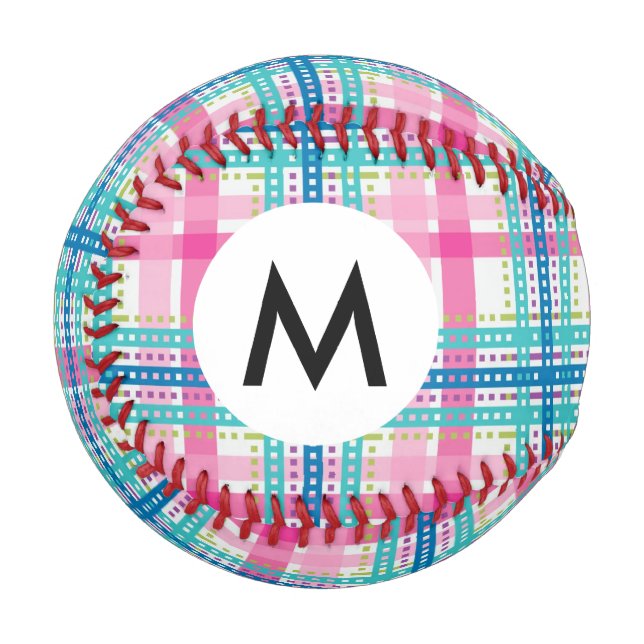 Tartan, plaid pattern baseball (Front Left)