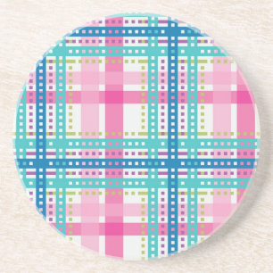 Tartan, plaid pattern coaster
