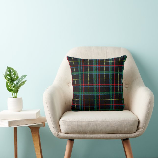 Tartan Plaid Pattern, Green, Cushion (Chair)