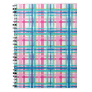 Tartan, plaid pattern notebook