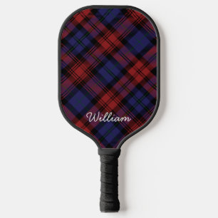 Tartan Plaid Personalised Rustic Clan MacLachlan Pickleball Paddle