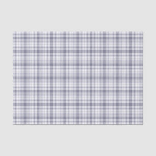 Tartan Plaid Purple & White No. 61 Tissue Paper