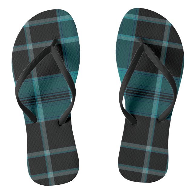 Tartan Plaid Thongs (Footbed)