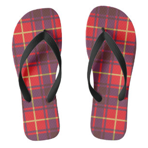 Tartan Plaid Thongs