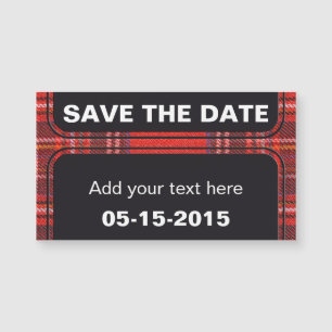 Tartan plaids pattern royal red fabric