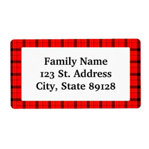 Tartan Red Plaid Christmas Background