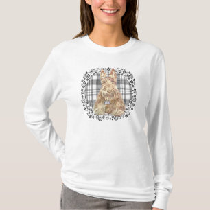Tartan Scottie Black & White T-Shirt