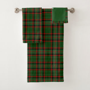 Tartan, Scottish Plaid Pattern Bath Towel Set